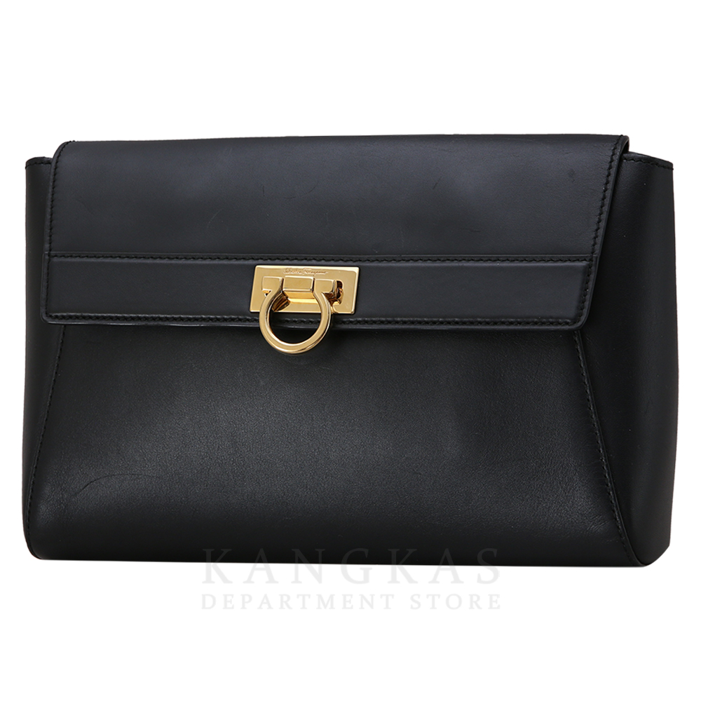 FERRAGAMO(USED)페레가모 간치니 버클 플랩 숄더백